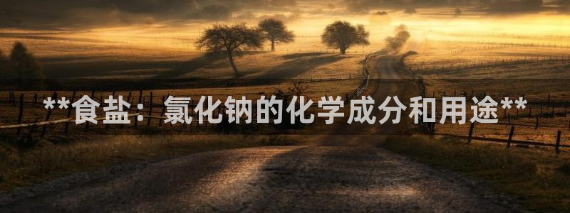 78mapp威九国际成全视频：**食盐：氯化钠的化学成分和用